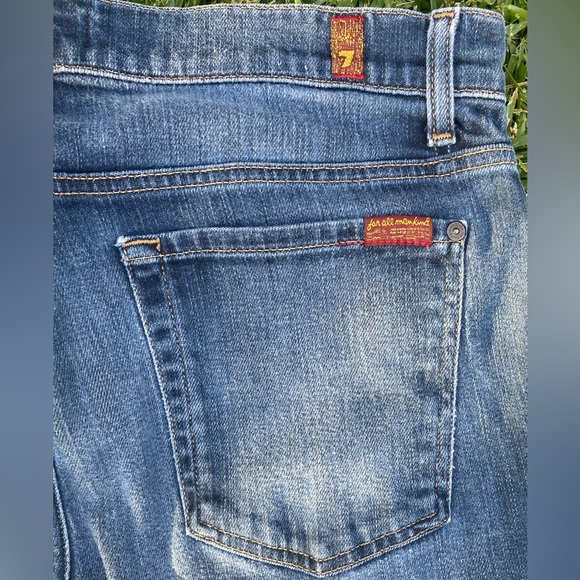 Seven for all mankind 5 pocket distressed denim - Picture 5 of 7